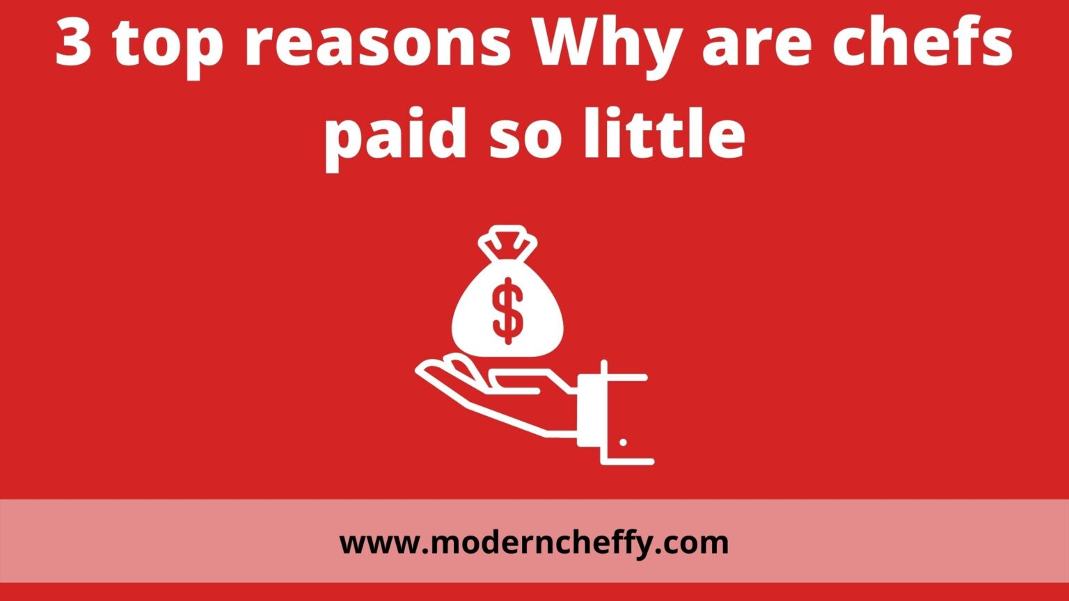 3 top reasons Why are chefs paid so little Moderncheffy